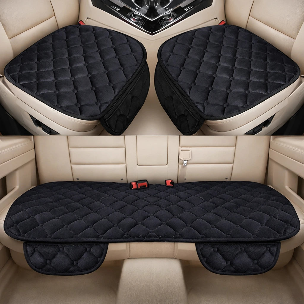 Conjunto de Capas para Banco de Carro Acolchoadas – Protetor de Assento Automotivo em Linho Energy Express