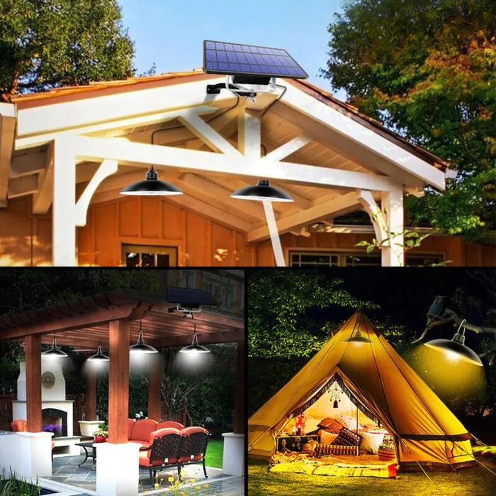 Luminária Pendente Solar Externa para Jardim