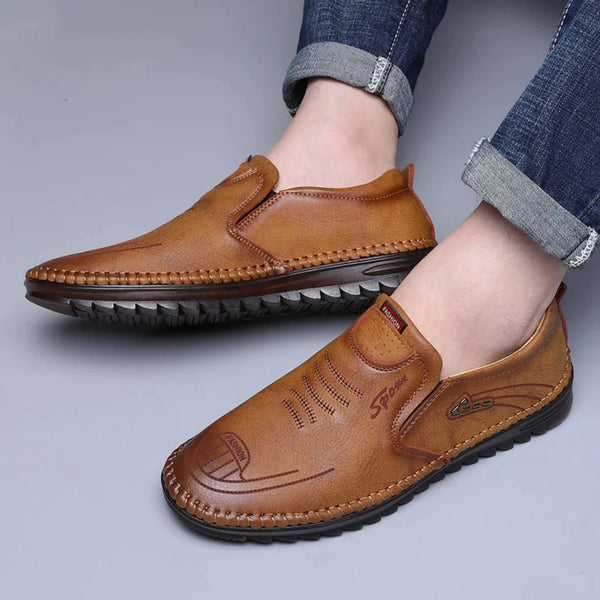 Sapato Mocassim em Couro Italian