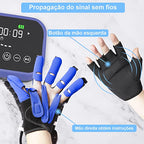 Exercitador de Dedos e Mão - Luva Robótica para Reabilitação avc hemiplegia energy express