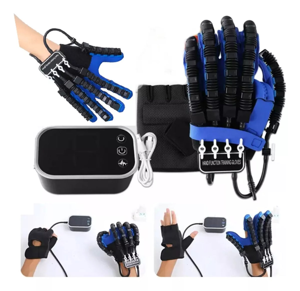 Exercitador de Dedos e Mão - Luva Robótica para Reabilitação avc hemiplegia energy express