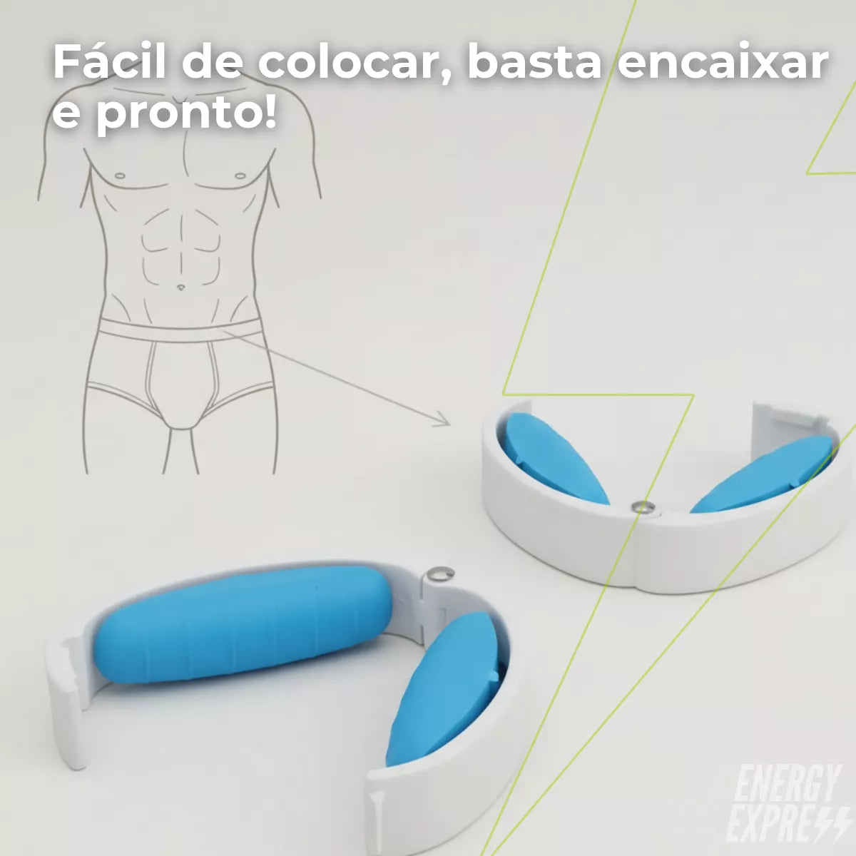 Grampo para Incontinência Masculina ClampMax Energy Express