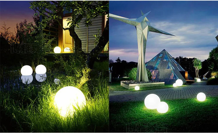 Luminária Solar de Jardim Esfera Decorativa Externa Energy Express