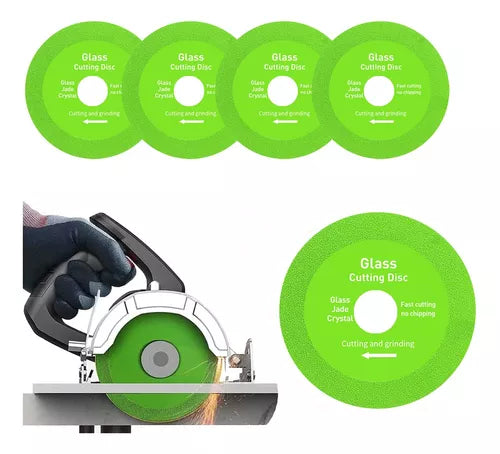 Kit 5 Disco Diamantado para Corte e Polimento Multifuncional Energy Express