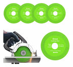 Kit 5 Disco Diamantado para Corte e Polimento Multifuncional Energy Express