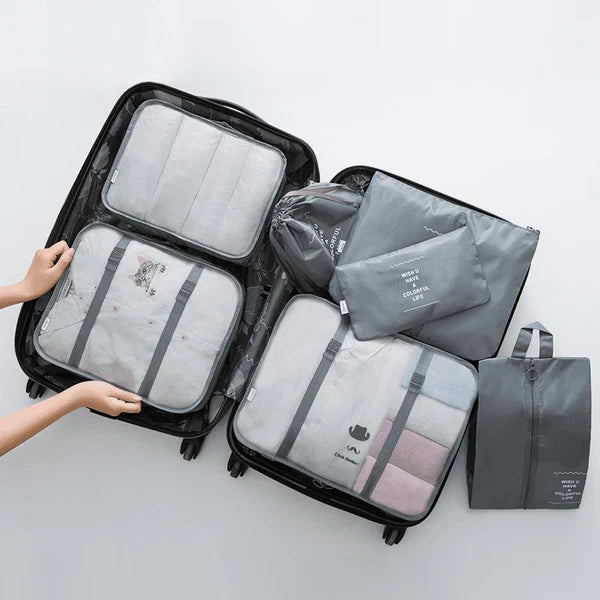 Kit Organizador de Malas para Viagens - TravelEase - Compre 4 e Leve 7 Energy Express