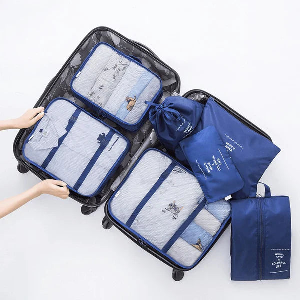 Kit Organizador de Malas para Viagens - TravelEase - Compre 4 e Leve 7 Energy Express
