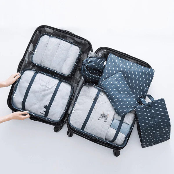 Kit Organizador de Malas para Viagens - TravelEase - Compre 4 e Leve 7 Energy Express