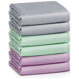 Kit 10 Panos de Microfibra para Limpeza - Limpa Vidro e Espelho com Facilidade