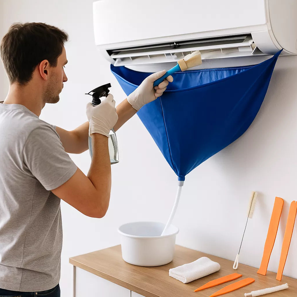 Kit Bolsa Coletora para Limpeza de Ar-Condicionado Split Energy Express