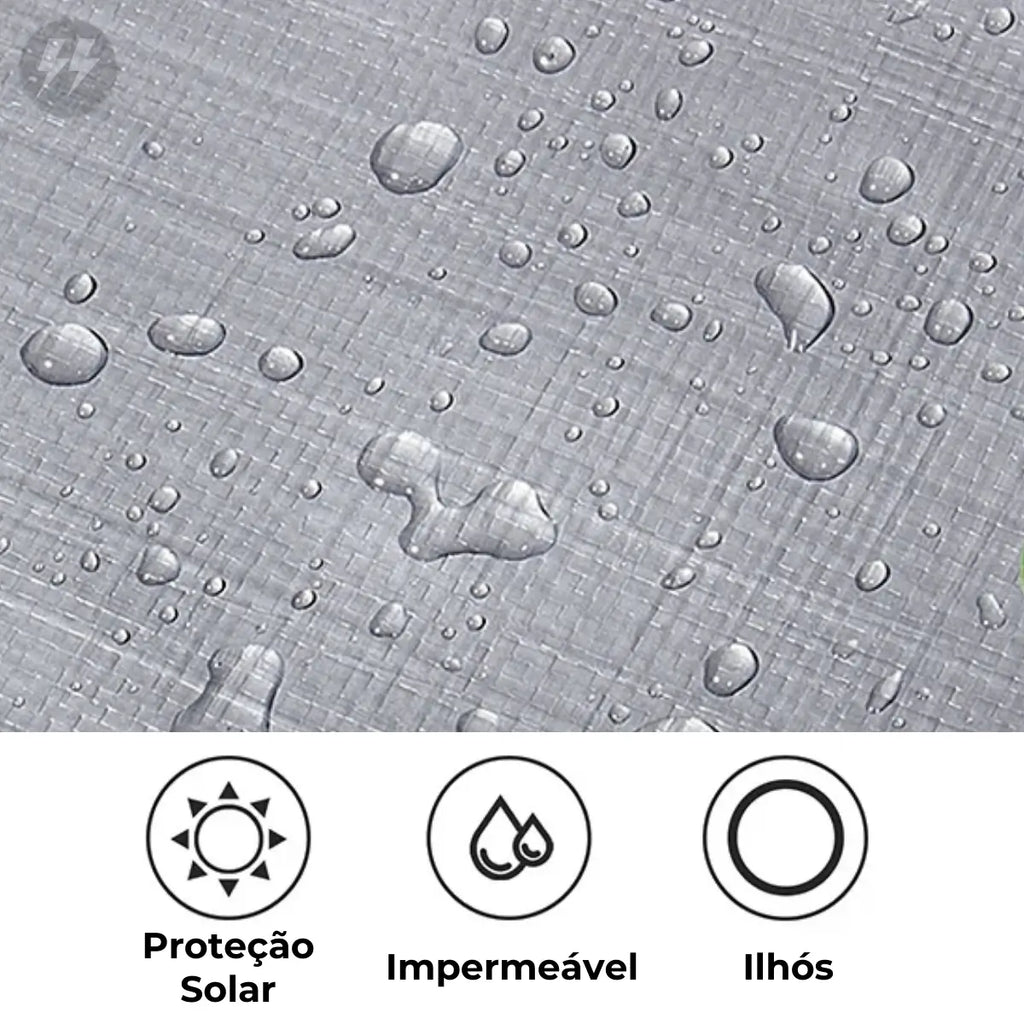 Lona Impermeável Refletiva para Cobertura com ilhós energy express
