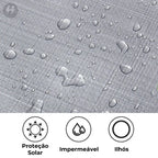 Lona Impermeável Refletiva para Cobertura com ilhós energy express