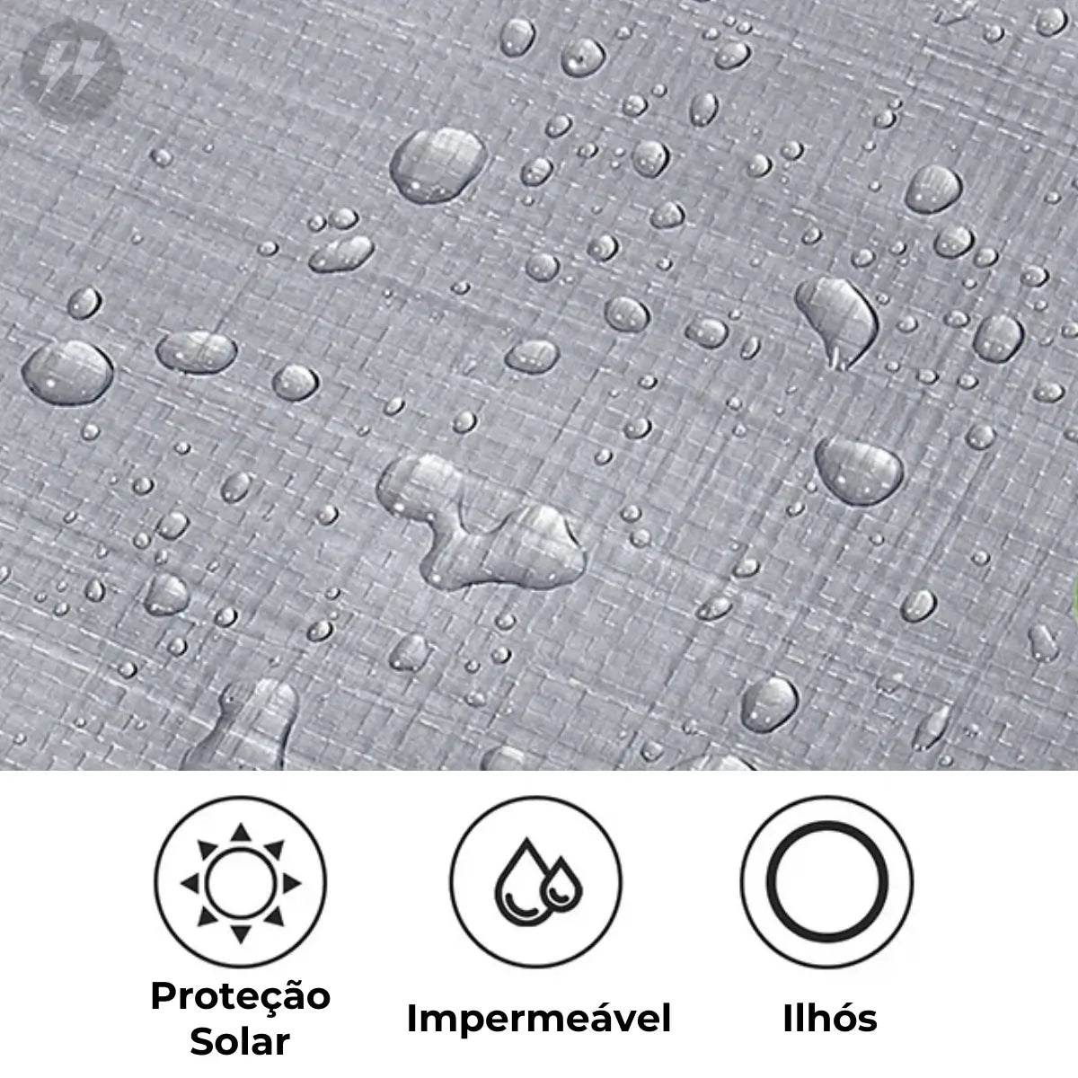 Lona Impermeável Refletiva para Cobertura com ilhós energy express