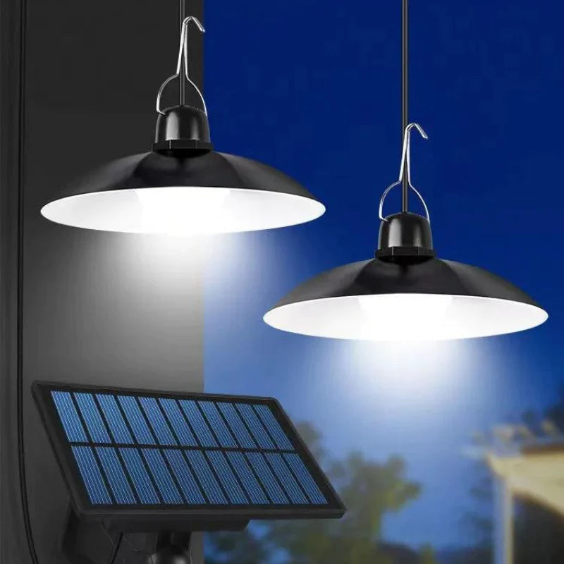 Luminária Pendente Solar Externa para Jardim