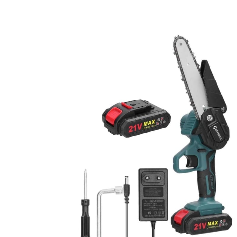 Mini Motosserra Elétrica de Poda Recarregável 1200mhA Energy Express