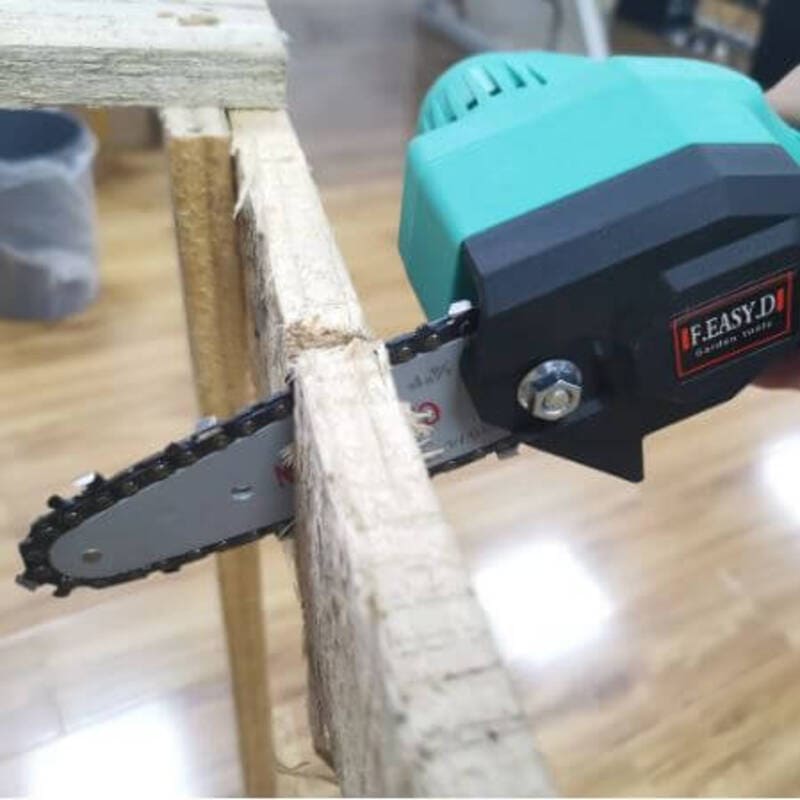 Mini Motosserra Elétrica de Poda Recarregável 1200mhA Energy Express