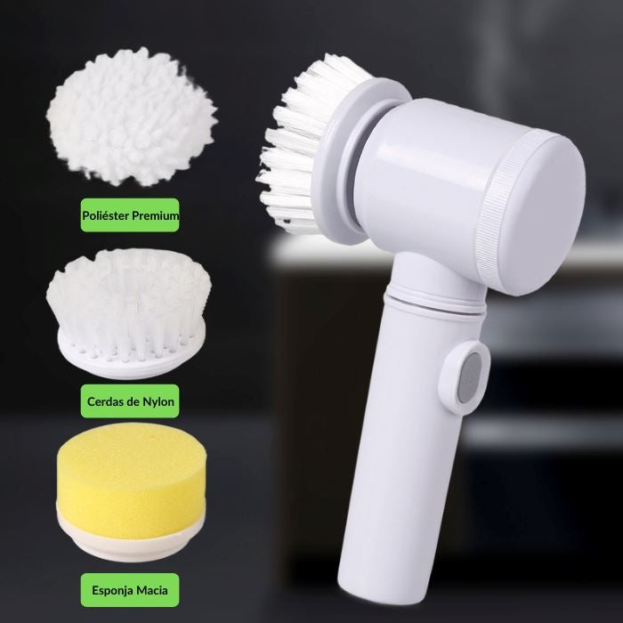 Escova de Limpeza Elétrica Portátil 5 em 1