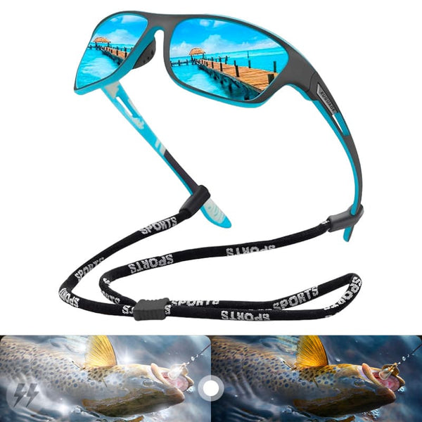 Óculos Polarizado para Pesca Energy Express azul