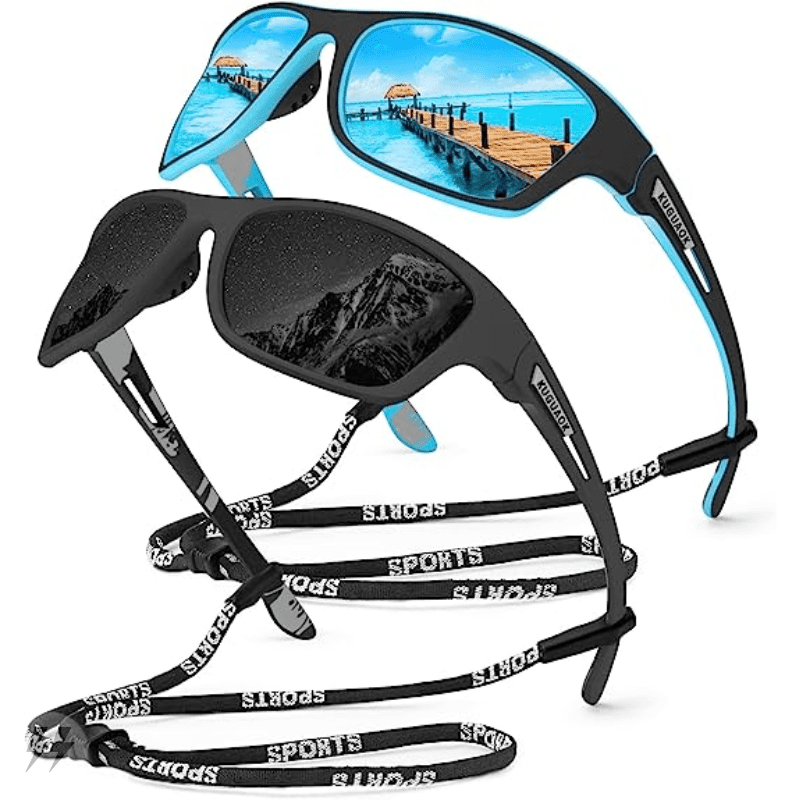 Óculos Polarizado para Pesca Energy Express preto e azul