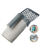 Pá Higiênica para Gatos com Dispenser Embutido + Saco Coletor Descartável Energy Express