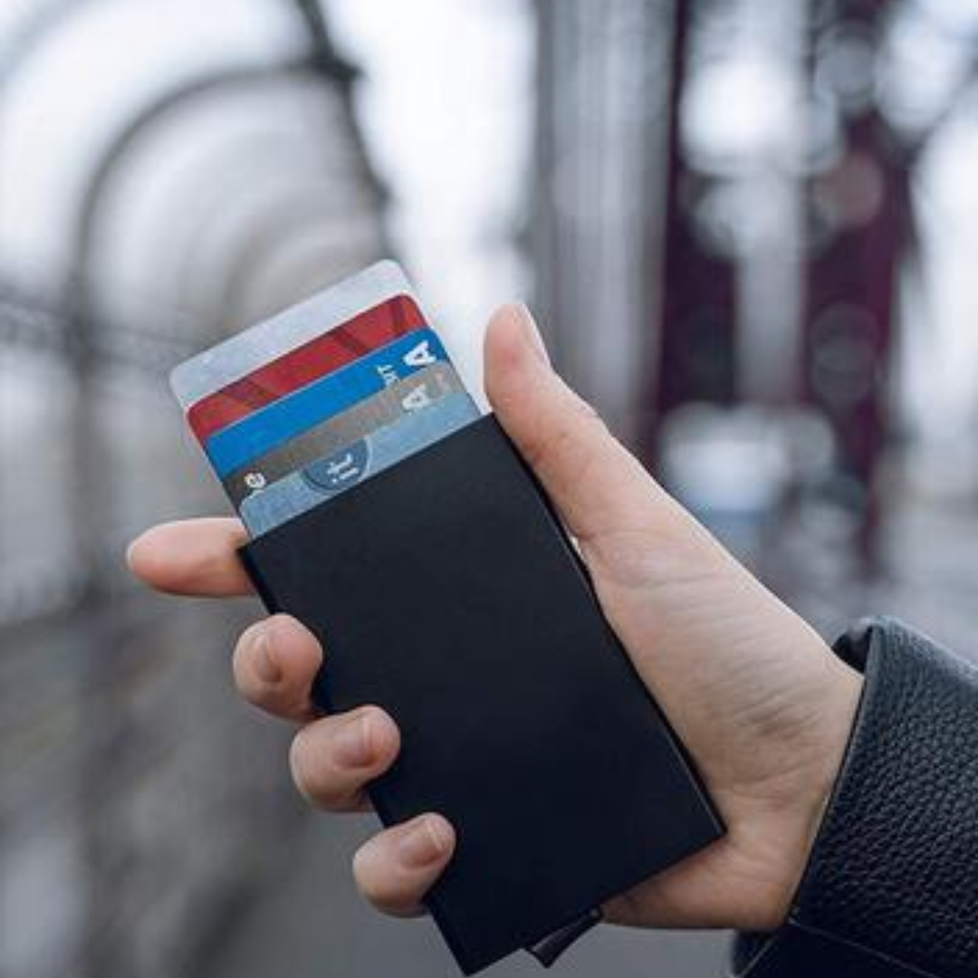 Porta Cartão Inteligente Antifurto com Bloqueio RFID Energy Express