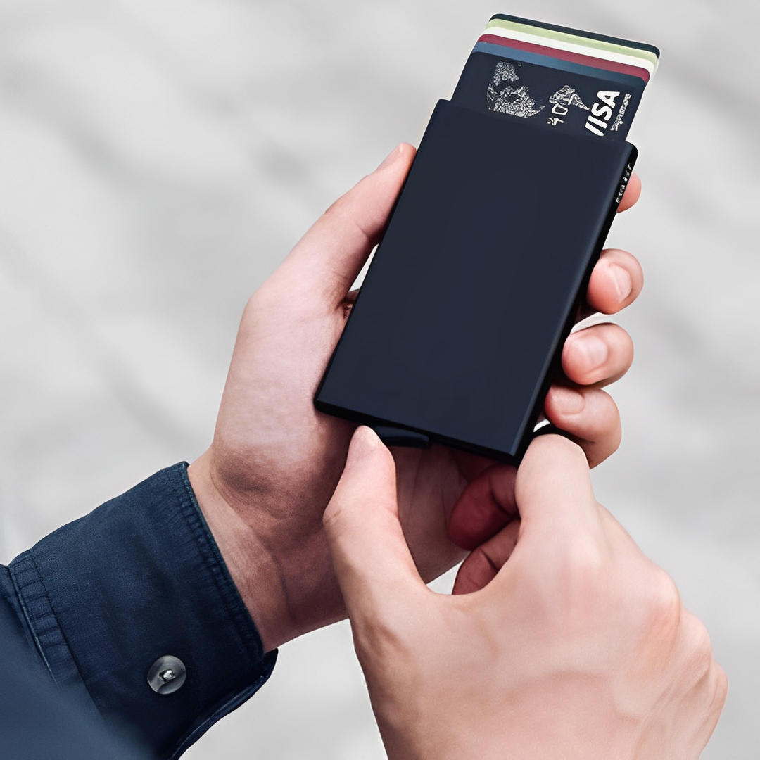 Porta Cartão Inteligente Antifurto com Bloqueio RFID Energy Express