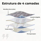 Protetor de Colchão Impermeável Capa Acolchoada Energy Express