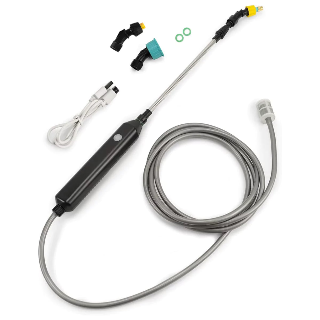 Pulverizador de Jardim Elétrico Portátil Recarregável com Mangueira - 3 Bicos energy express