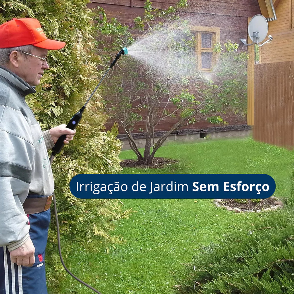 Pulverizador de Jardim Elétrico Portátil Recarregável com Mangueira - 3 Bicos energy express