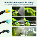 Pulverizador de Jardim Elétrico Portátil Recarregável com Mangueira - 3 Bicos energy expressPulverizador de Jardim Elétrico Portátil Recarregável com Mangueira - 3 Bicos energy express