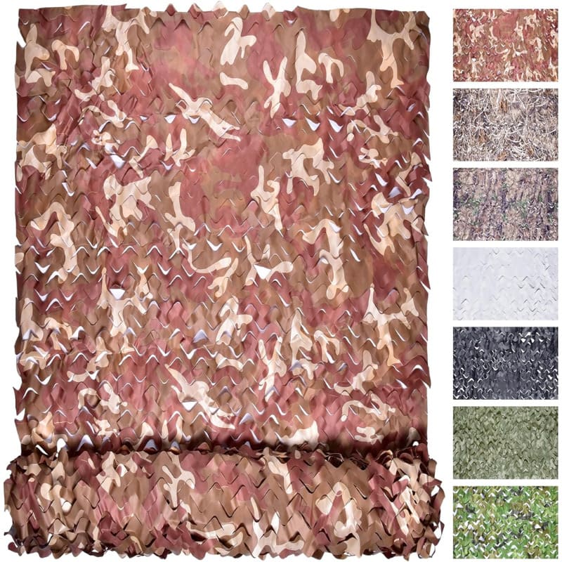 Rede Camuflada Militar para Decoração de Jardim marrom camuflada energy express