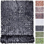 Rede Camuflada Militar para Decoração de Jardim preta energy express