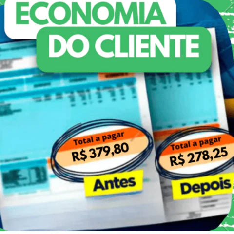 Refletor Solar de Led Triplo - EcoPower