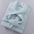 Roupão de Banho Masculino Feminino em Microfibra de Inverno Energy Express verde claro