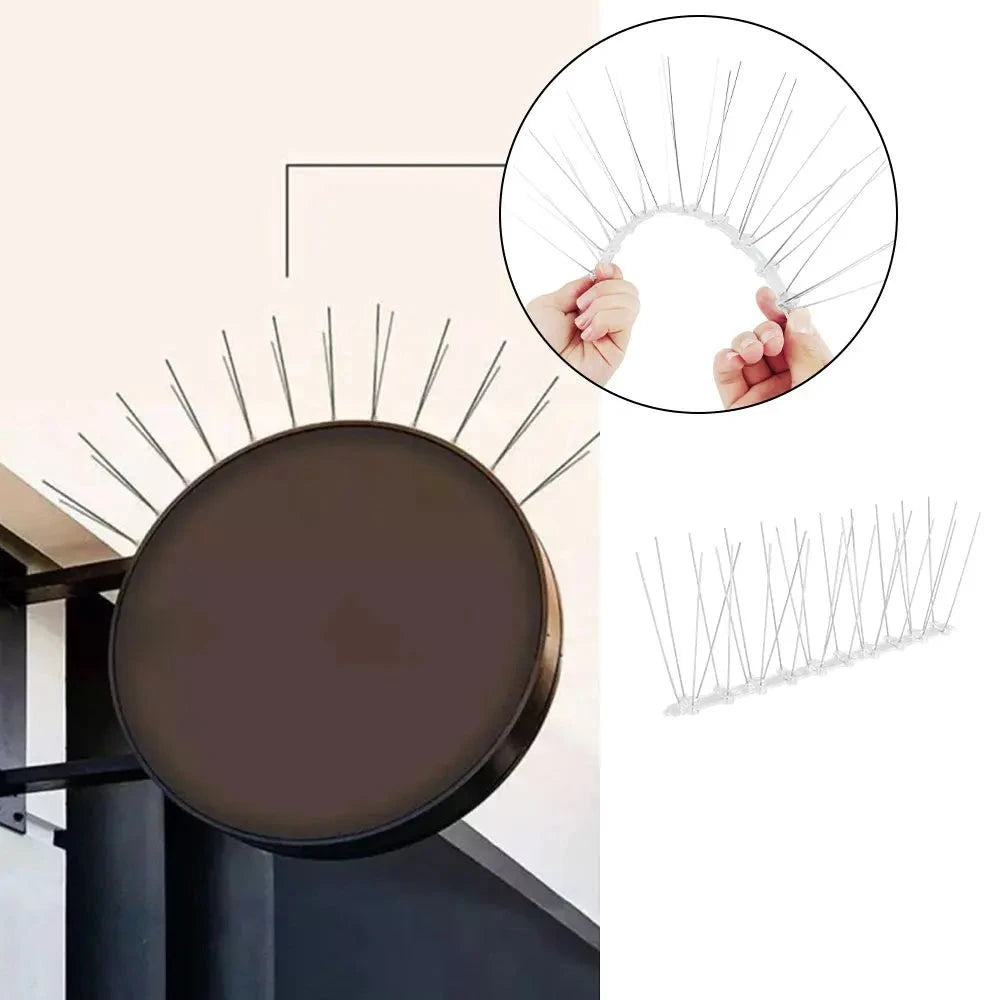 Passarinheira para telha telhado Espícula anti Pássaros Pombos - 12 peças