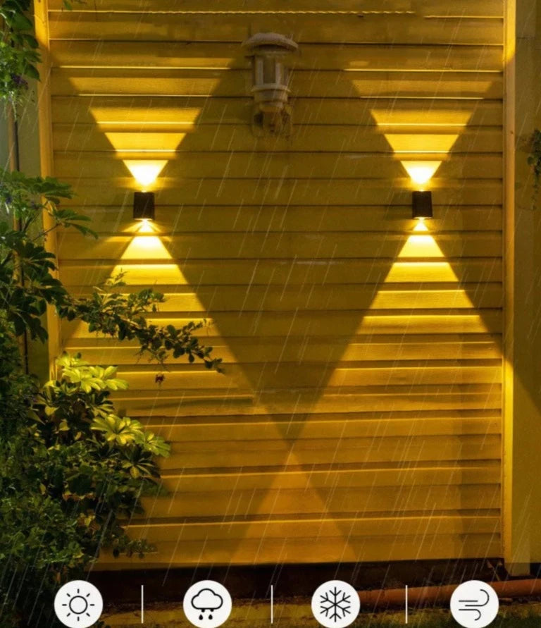 Arandela Solar Iluminação de Parede Externa Led ENERGY EXPRESS