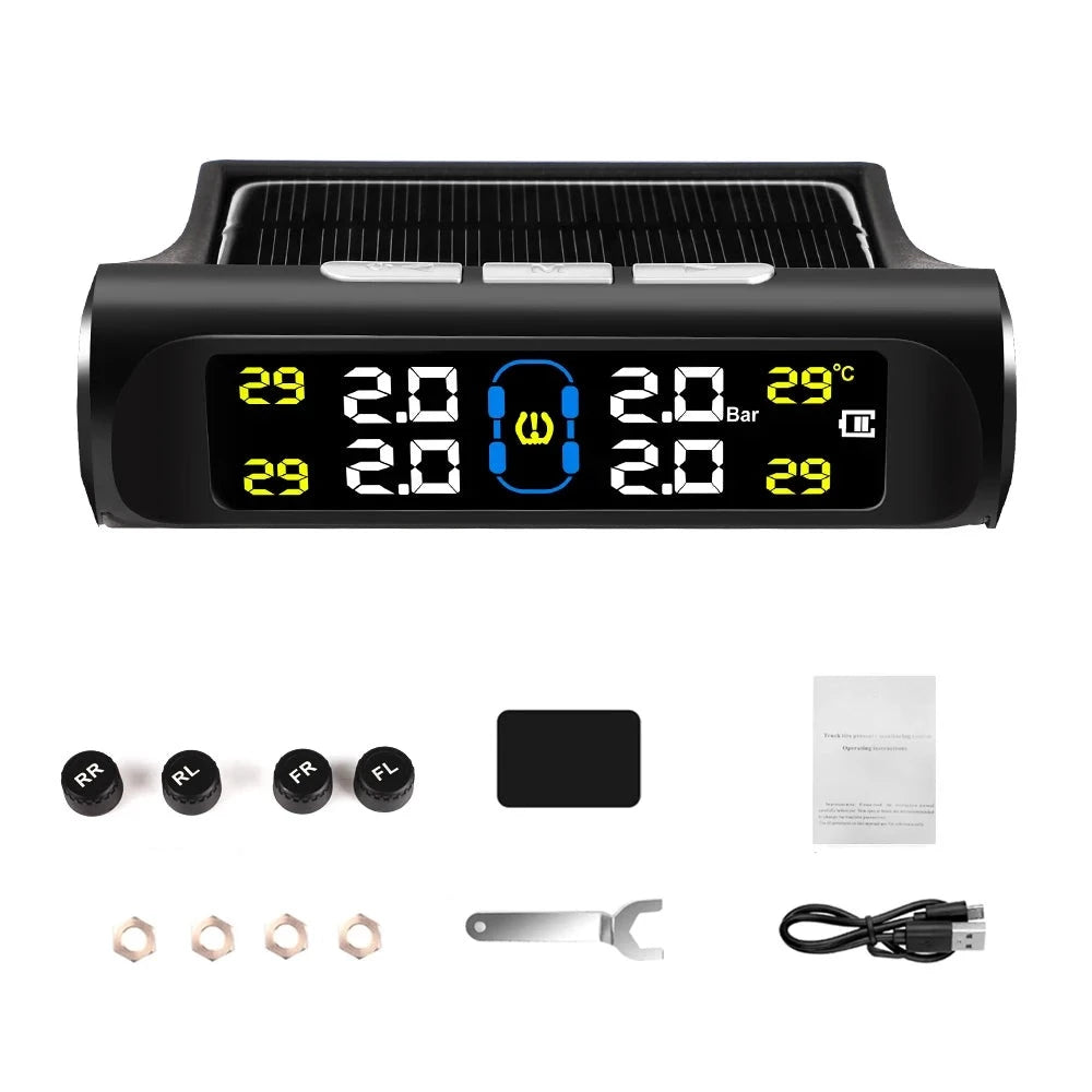 Sensor de Pressão de Pneu Movido á Energia Solar Energy Express