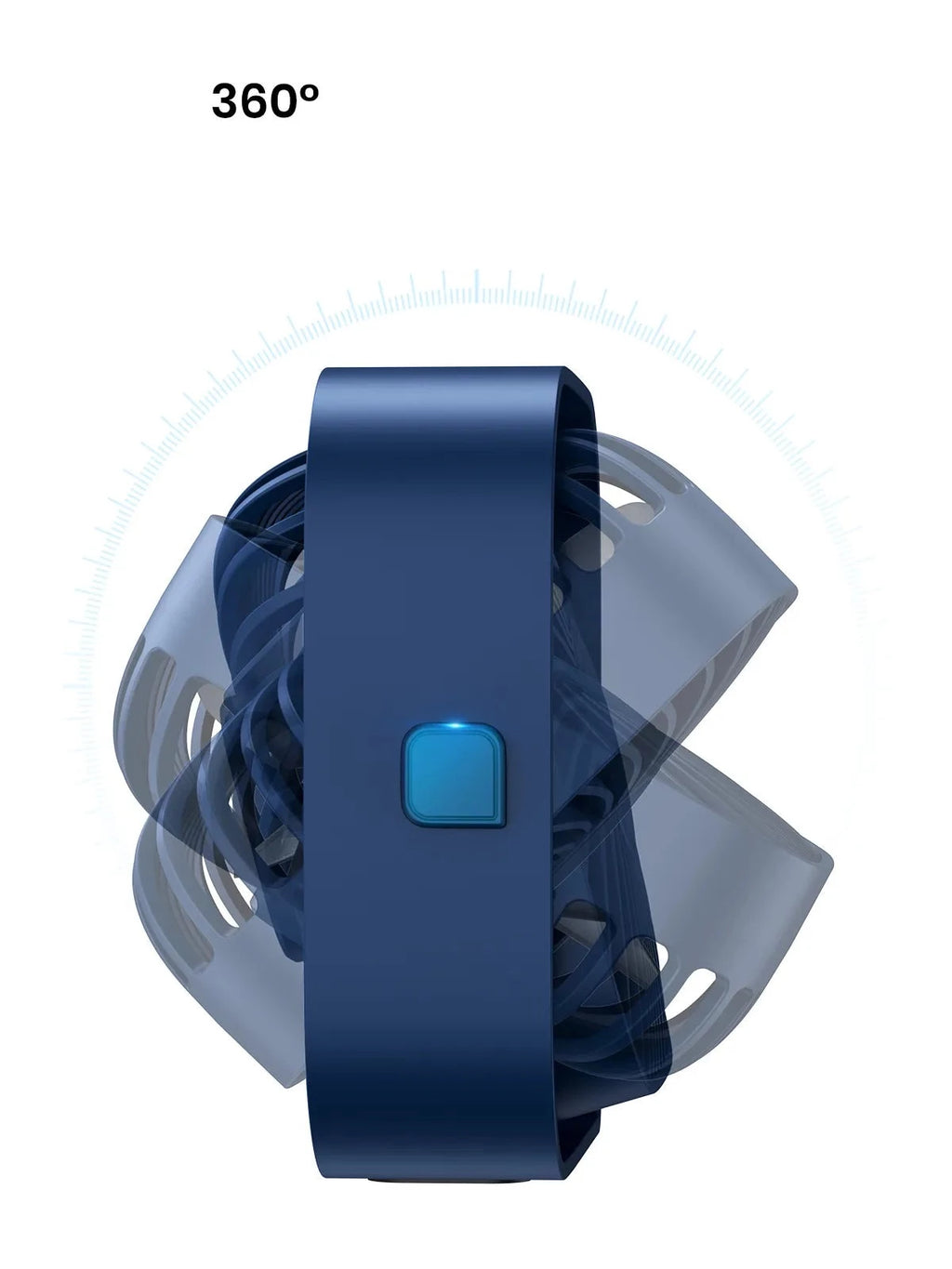 Ventilador de Mesa USB 360° para Home Office - 10cm Energy Express