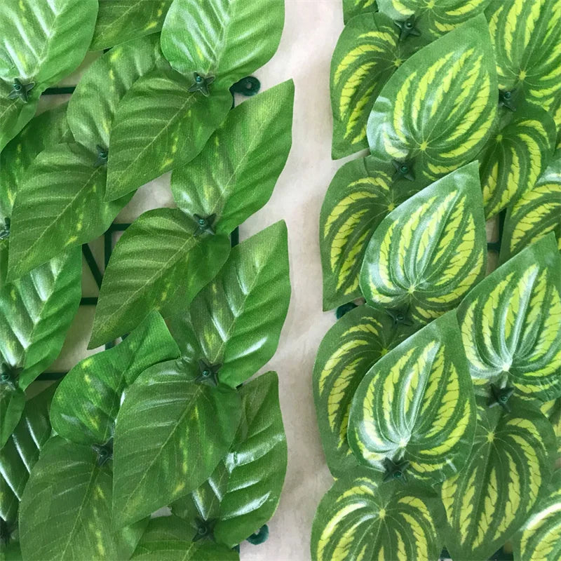 Folhagem Artificial para Parede Jardim Vertical Artificial
