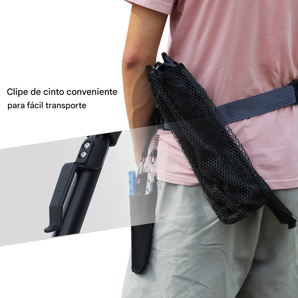 Rede de Pesca Retrátil Dobrável com Cabo Telescópico – Alumínio Leve e Resistente 112cm ENERGY EXPRESS