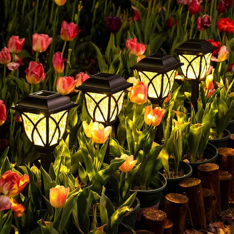 Iluminação Solar Poste de Jardim para Caminho Externo Energy Express