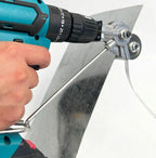 Cortador de Chapa de Metal Adaptável para Furadeira e Parafusadeira