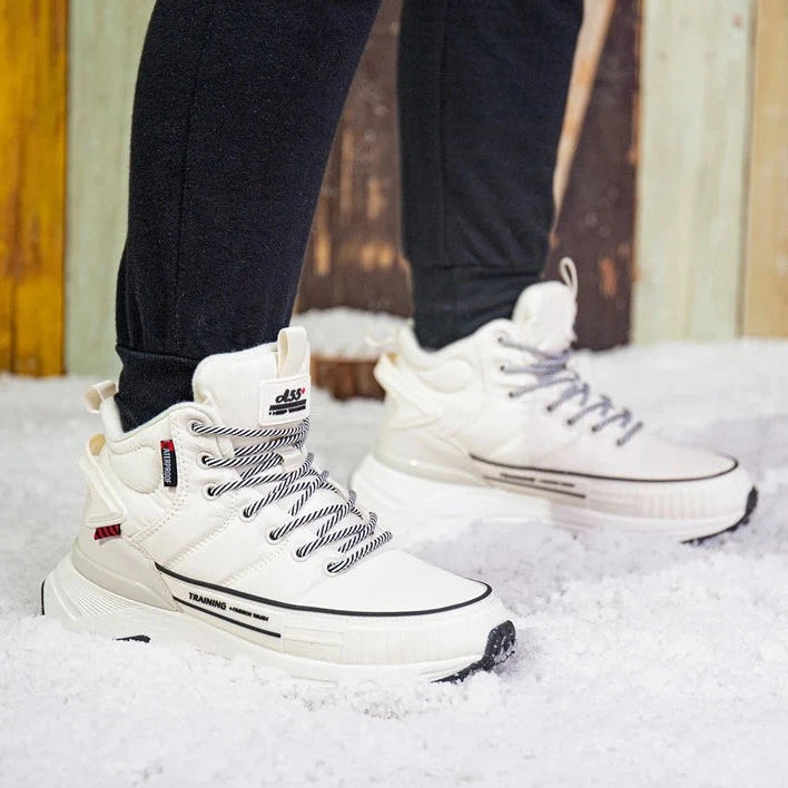 Tênis Bota Feminino para Frio Intenso e Neve Energy Express off white