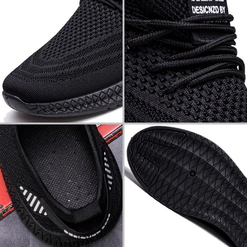 Tênis Esportivo Casual Masculino Feminino Basic Preto Energy Express