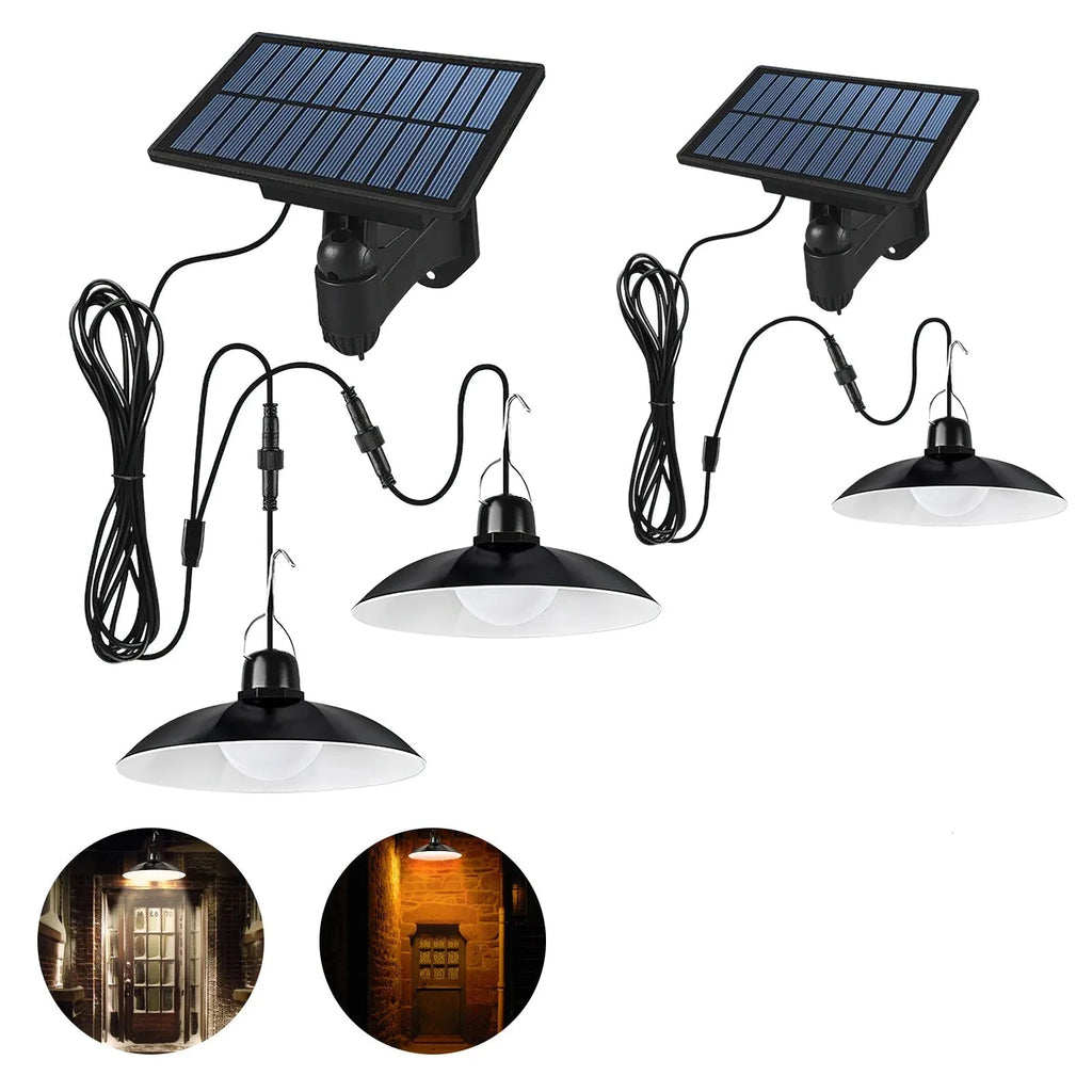 Luminária Pendente Solar Externa para Jardim