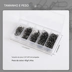 Conectores de Pesca com Giro Inoxidável – Kit com 50 Ganchos Rápidos para Iscas e Anzóis ENERGY EXPRESS