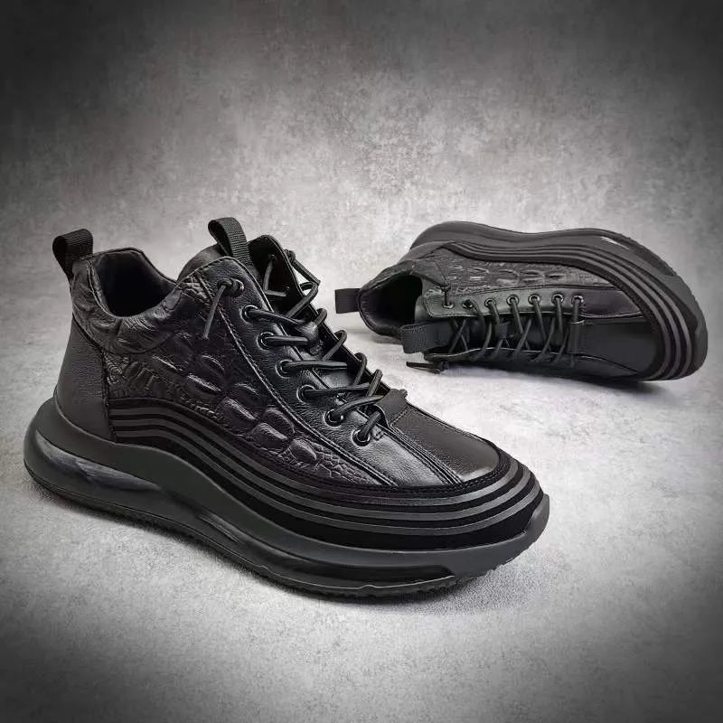 Tênis Masculino de Couro Sport Crocodille