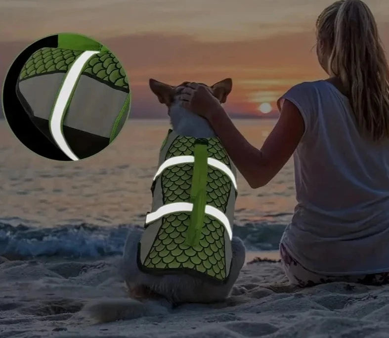 Colete Salva Vidas para Cachorro Pet Shark