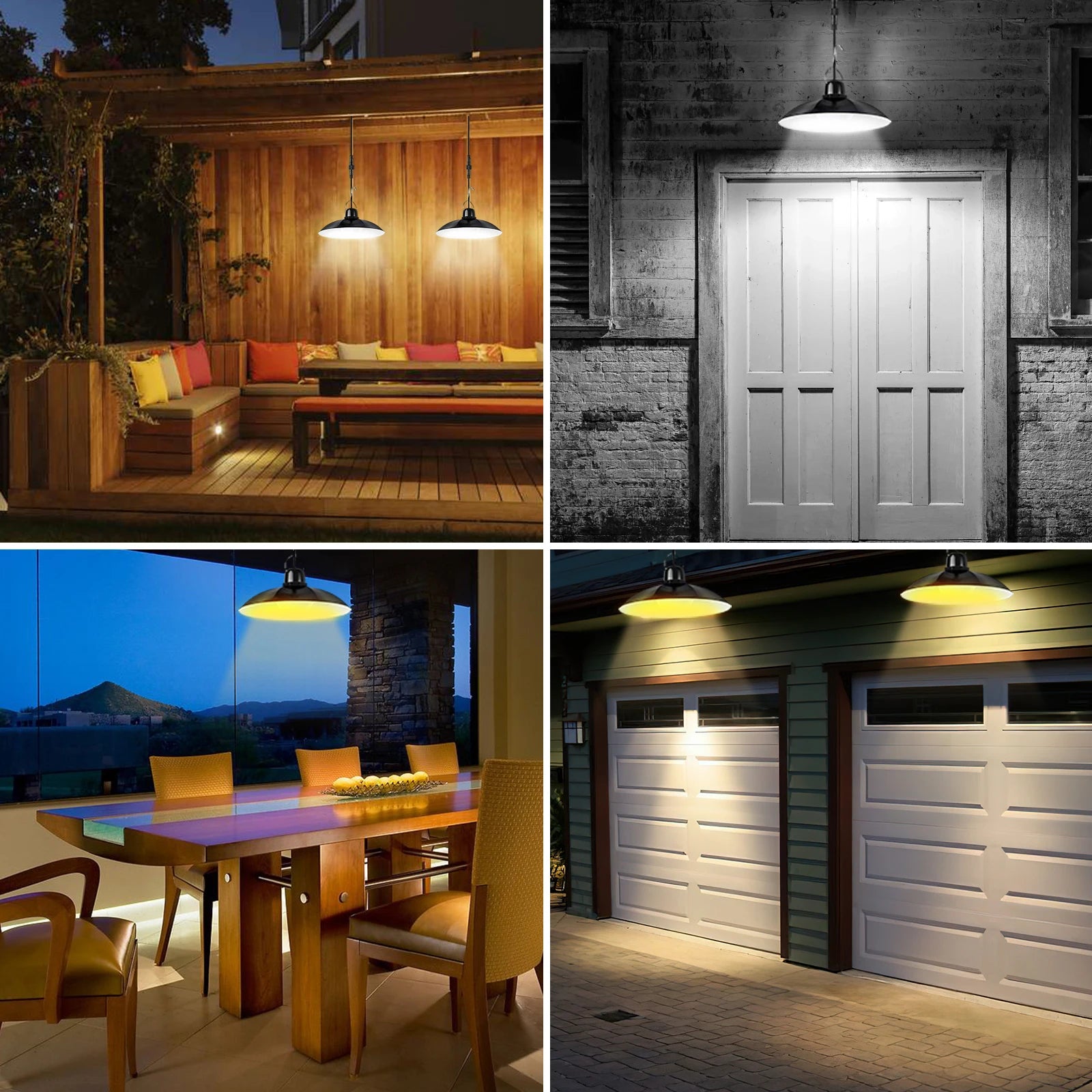 Luminária Pendente Solar Externa para Jardim