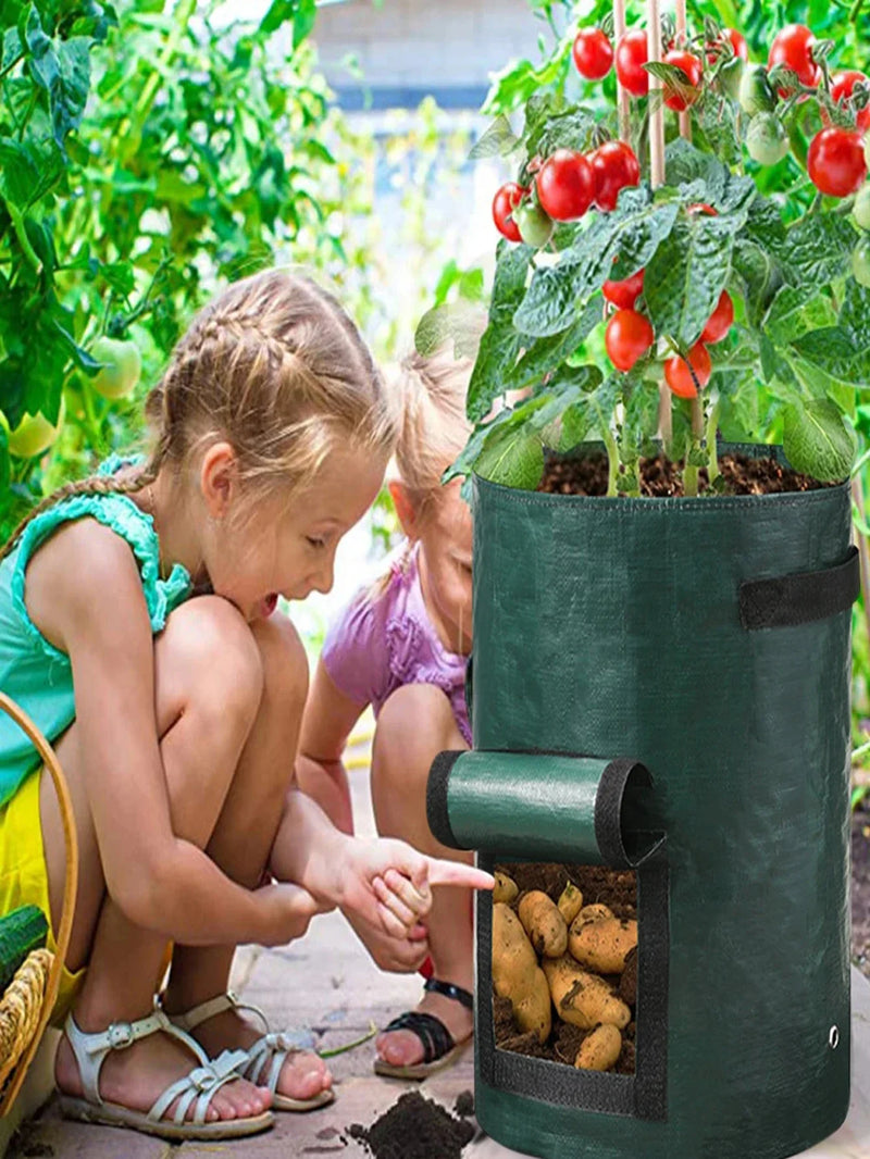 Saco de Cultivo para Batata com Janela com Alças – Kit 5 Unidades Energy Express